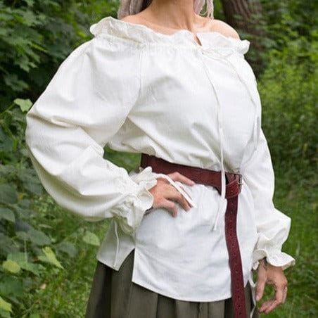 Ladies' Historical Cotton Pirate Shirt | Loose Fit - Image 6