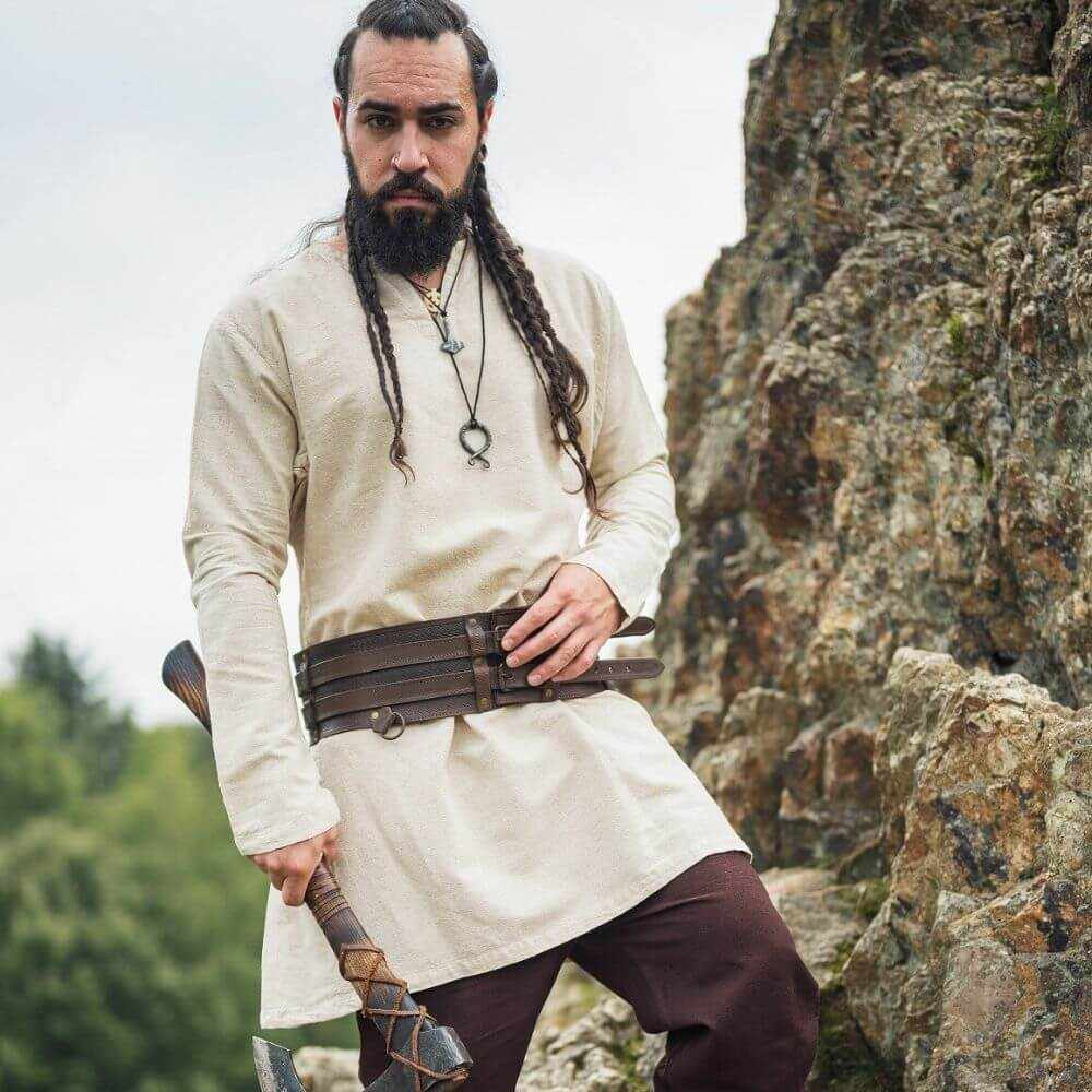 Natural Linen Pirate Tunic - Image 4