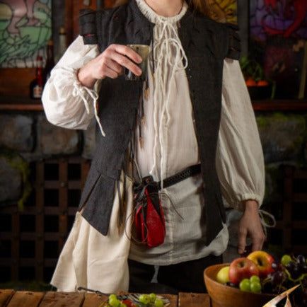 Versatile Pirate Shirt | Lightweight Cotton Drawstring Garment - Image 7