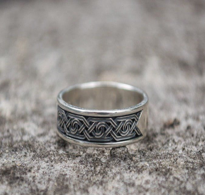 Handcrafted Sterling Silver Pirate Ornament Ring | Custom Sizing - Image 5