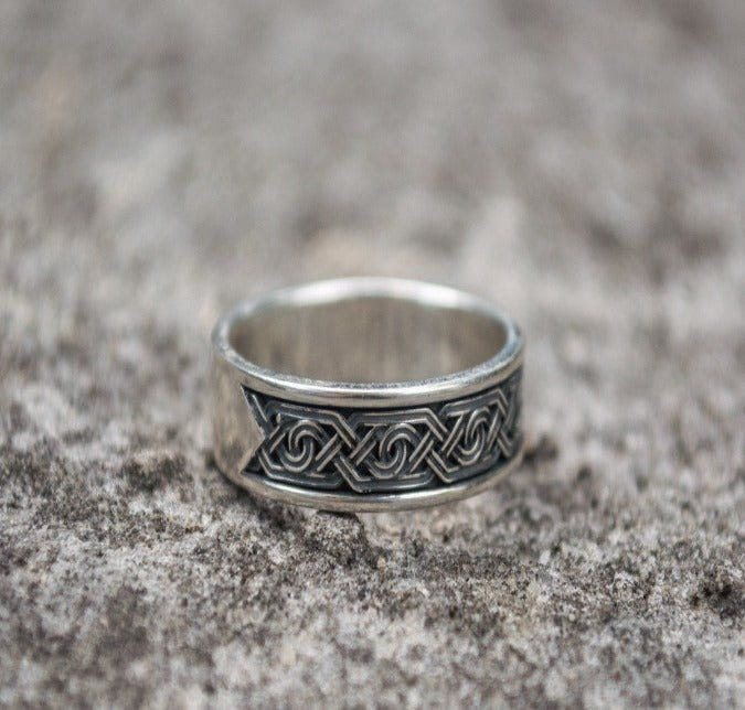 Handcrafted Sterling Silver Pirate Ornament Ring | Custom Sizing - Image 6