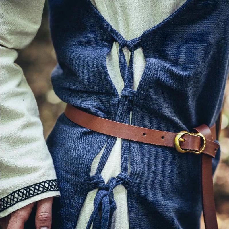 Blue Cotton Pirate's Layered Overdress | Historical Outer Garment - Image 4