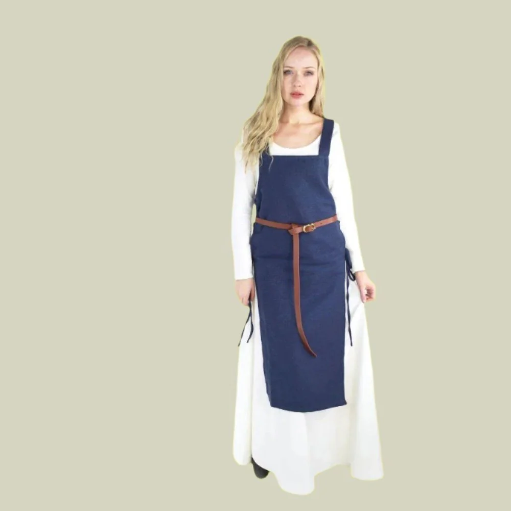 Blue Cotton Pirate's Layered Overdress | Historical Outer Garment - Image 5