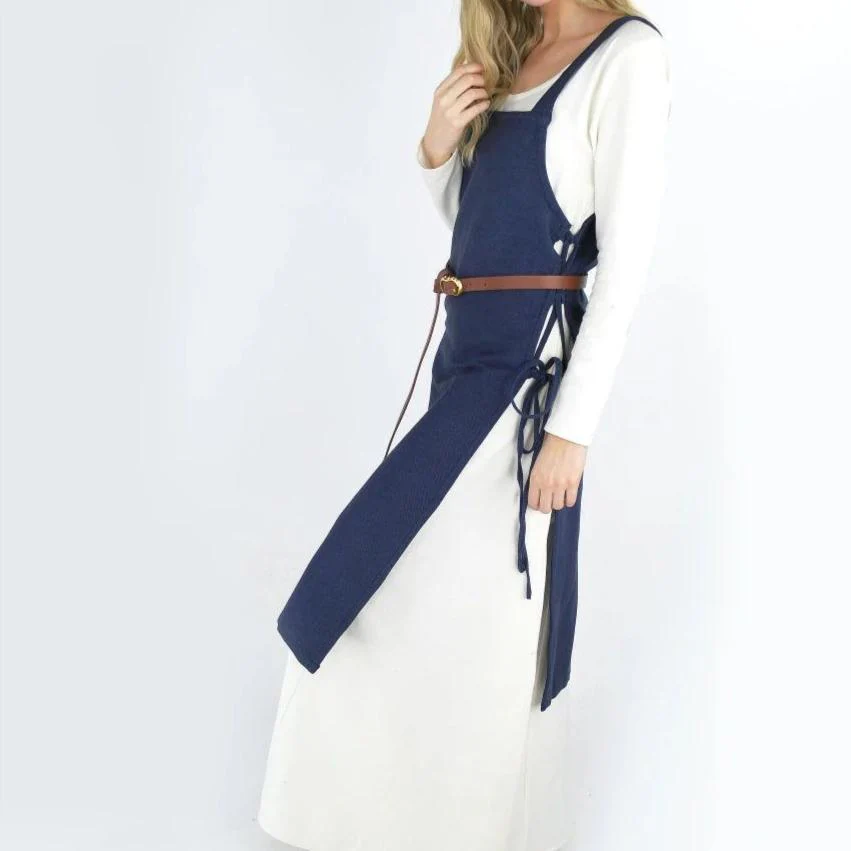 Blue Cotton Pirate's Layered Overdress | Historical Outer Garment - Image 7