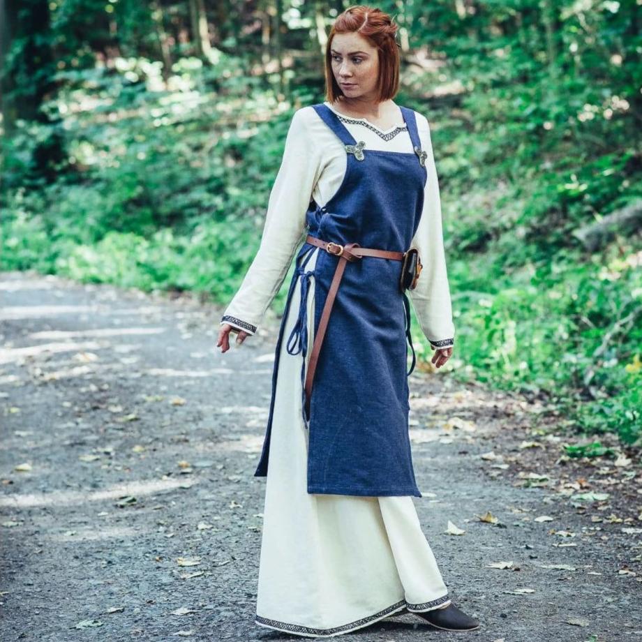 Blue Cotton Pirate's Layered Overdress | Historical Outer Garment - Image 8